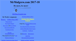 Desktop Screenshot of mrmulgrew.com