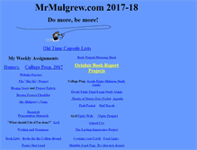 Tablet Screenshot of mrmulgrew.com